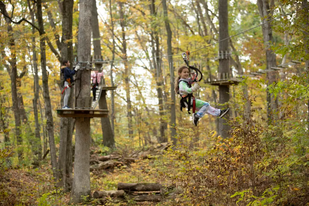 zip lining at TreEscape NJ